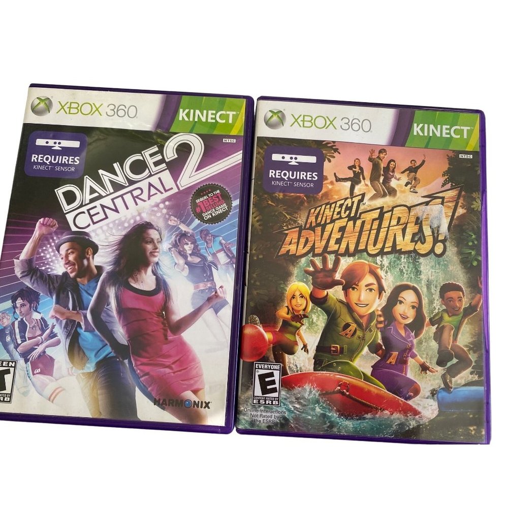 XBOX 360  DANCE CENTRAL 2  / ADVENTURES KINECT